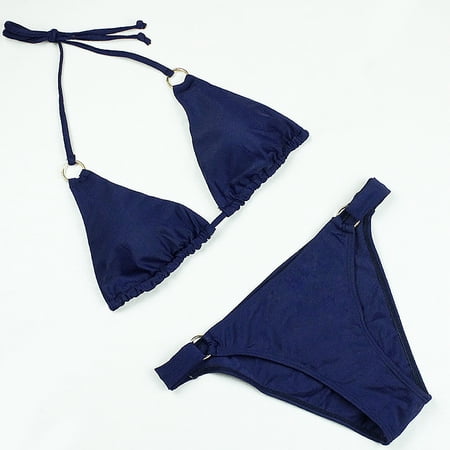 Raeneomay Womens Bikini Swimsuits Sales Clearance Bikini Solid Color Print Hoop Sexy Split Swimsuit
Raeneomay Womens Bikini Swimsuits Sales Clearance Bikini Solid Color Print Hoop Sexy Split Swimsuit