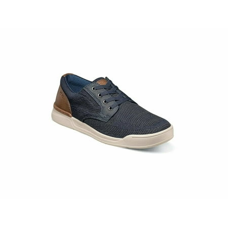 Nunn Bush Kore Tour Knit Plain Toe Oxford Sneaker Navy Multi 84969-492