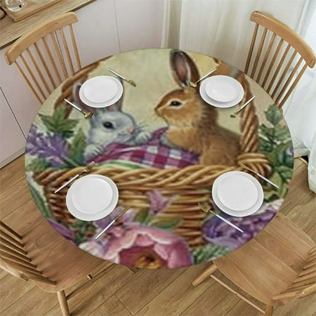 nygtbtfer Egg Round Fitted Table Covers with Elastic Edge Outdoor Tablecloths Retro Flower Plaid Patio Table Covers for Parties Decor 38-42
nygtbtfer Egg Round Fitted Table Covers with Elastic Edge Outdoor Tablecloths Retro Flower Plaid Patio Table Covers for Parties Decor 38-42