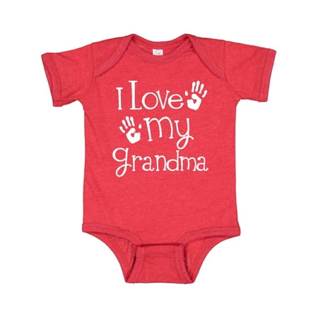 Inktastic I Love My Grandma Grandchild Gift Gift Baby Boy or Baby Girl Bodysuit