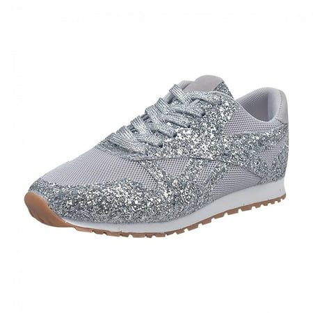 LoyisViDion Women S Solid Color Sequined Shoes Platform Sports Large Size Lacing Shoes Silver 11(42)
LoyisViDion Women S Solid Color Sequined Shoes Platform Sports Large Size Lacing Shoes Silver 11(42)