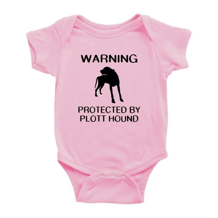 Warning: Protected by A Plott Hound Dog Funny Baby Rompers Infant Clothes (Pink 12-18 Months)
Warning: Protected by A Plott Hound Dog Funny Baby Rompers Infant Clothes (Pink 12-18 Months)