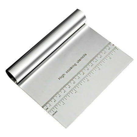Stainless Steel Pizza Dough Scraper Cutter Kitchen Flour Pastry Cake Tool Gadge
Stainless Steel Pizza Dough Scraper Cutter Kitchen Flour Pastry Cake Tool Gadge
