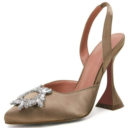 Jeanewpole1 Women s High Heel Crystal Slingback Pumps Pointed Toe Strappy Triangle Heeled Party Wedding Bride Pump Shoes
Jeanewpole1 Women s High Heel Crystal Slingback Pumps Pointed Toe Strappy Triangle Heeled Party Wedding Bride Pump Shoes