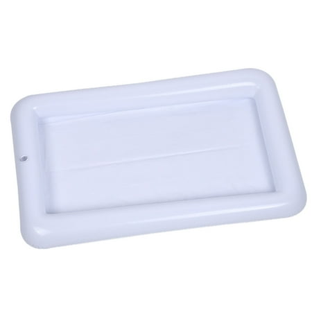 1Pc Inflatable Floating Drink Holder Outdoor Pool Ice Food Serving Tray (White)
1Pc Inflatable Floating Drink Holder Outdoor Pool Ice Food Serving Tray (White)