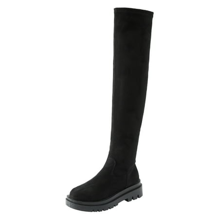 qipaqil Ladies Fashion Solid Color Flock Side Zip Thick Bottom Stretch Over The Knee Boots Thigh High Sexy Boots for Women
qipaqil Ladies Fashion Solid Color Flock Side Zip Thick Bottom Stretch Over The Knee Boots Thigh High Sexy Boots for Women