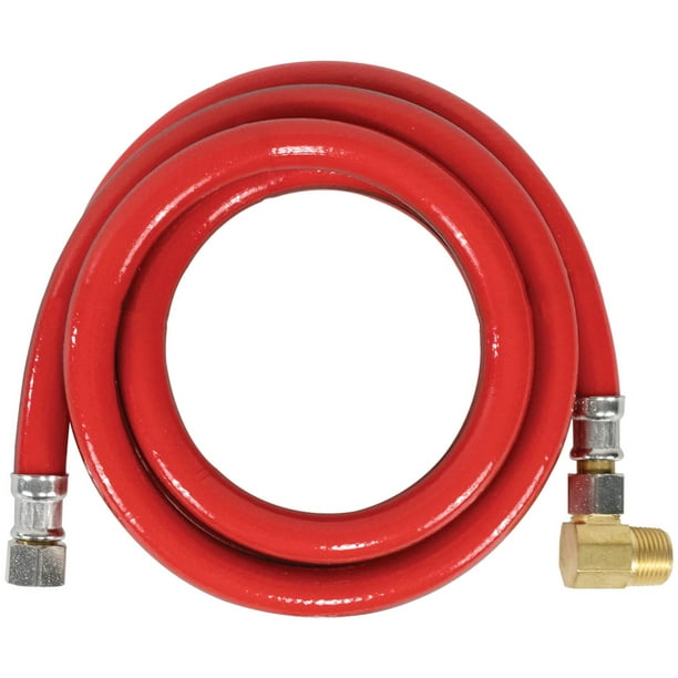 Certified Appliance Accessories DW72PBL PVC Dishwasher Connector With Elbow, 6Ft
