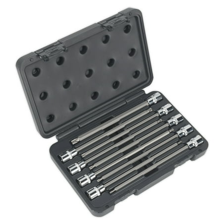 Sealey Ak2186 Trx-Star* Socket Bit Set 9Pc 3/8Sq Drive 200Mm