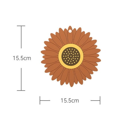 Sunflower Cup Holder Coasters Anti-Scalding Cup Coasters Heat Resistant Rubber Mat Non-Slip Pot Holder Table Placemat
Sunflower Cup Holder Coasters Anti-Scalding Cup Coasters Heat Resistant Rubber Mat Non-Slip Pot Holder Table Placemat