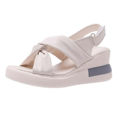 Fpqtro 2023 Summer Women s Sandals Women s Fashion Round-toe Solid Color Sandals Thick Bottom Bowknot Casual Sandals
Fpqtro 2023 Summer Women s Sandals Women s Fashion Round-toe Solid Color Sandals Thick Bottom Bowknot Casual Sandals