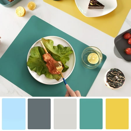 Travelwant Silicone Placemats Placemats for Kids Placemats Waterproof Heat Resistant Non-Slip Kitchen Table Mats for Kids Baby Toddler for Dining Table Easy to Clean-15.75inx11.81inx0.39in
Travelwant Silicone Placemats Placemats for Kids Placemats Waterproof Heat Resistant Non-Slip Kitchen Table Mats for Kids Baby Toddler for Dining Table Easy to Clean-15.75inx11.81inx0.39in