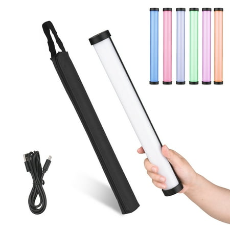 Tomshine 10W RGB Wand Stick Handheld Professional Photography Video Bi-Color 2500K-9900K 0-100% Stepless Dimmable Brightness with 21 Kinds of Special Effects Magnetic Absorption for Studio Photog
Tomshine 10W RGB Wand Stick Handheld Professional Photography Video Bi-Color 2500K-9900K 0-100% Stepless Dimmable Brightness with 21 Kinds of Special Effects Magnetic Absorption for Studio Photog
