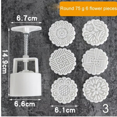 / 5pcs Square Round Cake Cutter Mold Moon CakeHand Molding Machine Mold With Flower Print Cookie S
/ 5pcs Square Round Cake Cutter Mold Moon CakeHand Molding Machine Mold With Flower Print Cookie S