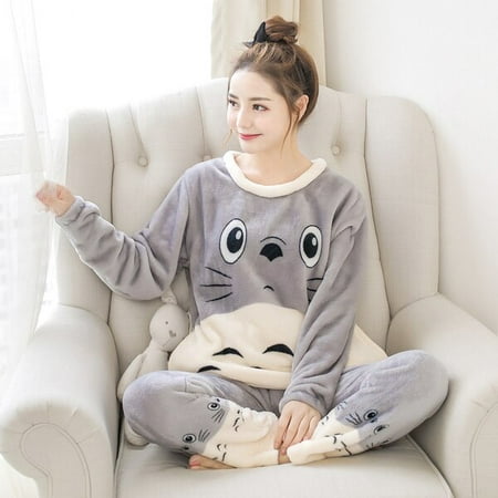 PIKADINGNIS Wholesale WAVMIT Autumn Winter Women Warm Flannel Pajama Set Thicken Girl Print Pyjama Set Long Sleeve Sleepwear Set Women
PIKADINGNIS Wholesale WAVMIT Autumn Winter Women Warm Flannel Pajama Set Thicken Girl Print Pyjama Set Long Sleeve Sleepwear Set Women