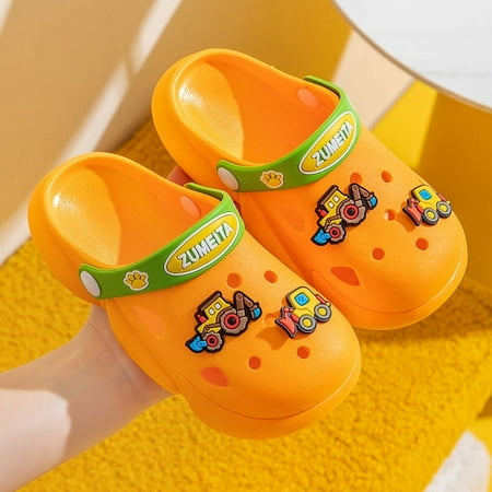 JIAGEYA Boys Casual Cute Cartoon Charms Clogs Breathable Lightweight Non-slip Slip-on Soft Sole Easter/rabbit/bunny Sandals Slippers For Summer And Spring
JIAGEYA Boys Casual Cute Cartoon Charms Clogs Breathable Lightweight Non-slip Slip-on Soft Sole Easter/rabbit/bunny Sandals Slippers For Summer And Spring
