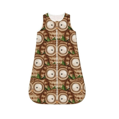 Fotbe Beautiful Owl Pattern Sleep Sack - Baby Wearable Blanket with Zipper Extra Soft Cotton Sleeveless Sleeping Bag for Infants-X-Large
Fotbe Beautiful Owl Pattern Sleep Sack - Baby Wearable Blanket with Zipper Extra Soft Cotton Sleeveless Sleeping Bag for Infants-X-Large