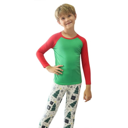 Family Matching Pajamas Sets 2Pcs Long Sleeve Tops+Christmas Tree Print Trousers/Rompers Cozy Loungewear
Family Matching Pajamas Sets 2Pcs Long Sleeve Tops+Christmas Tree Print Trousers/Rompers Cozy Loungewear