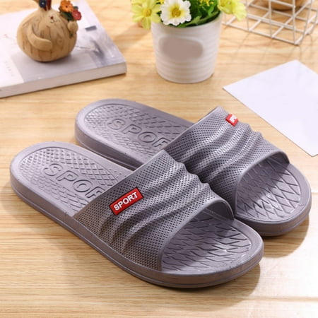 Yolai Mens Couple Shoes Non Slip Open Toe Slippers Summer Home Bathroom Platform Slippers
Yolai Mens Couple Shoes Non Slip Open Toe Slippers Summer Home Bathroom Platform Slippers