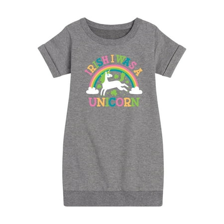 Instant Message - St. Patrick s Day - Irish I Was A Unicorn - Rainbow - Toddler And Youth Girls Fleece Dress
Instant Message - St. Patrick s Day - Irish I Was A Unicorn - Rainbow - Toddler And Youth Girls Fleece Dress