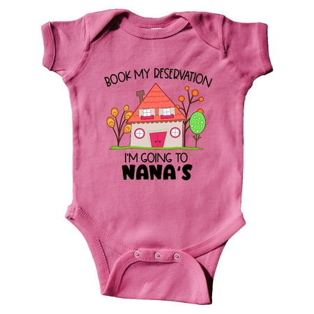 Inktastic Book my Reservation! I m Going To Nana s- House Gift Baby Boy or Baby Girl Bodysuit
Inktastic Book my Reservation! I m Going To Nana s- House Gift Baby Boy or Baby Girl Bodysuit