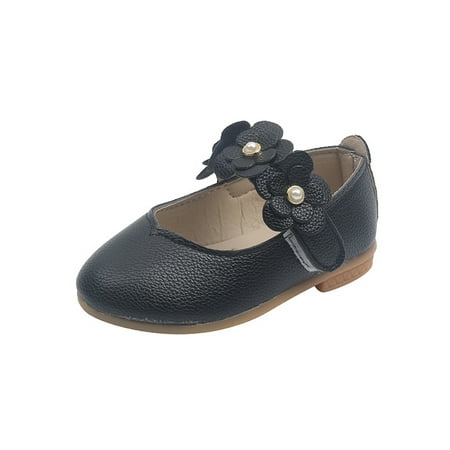 Woobling Girl s Flats Magic Tape Princess Shoe Soft Sole Mary Jane Party Loafers Breathable Dress Shoes Comfort Non-slip Black 6C
Woobling Girl s Flats Magic Tape Princess Shoe Soft Sole Mary Jane Party Loafers Breathable Dress Shoes Comfort Non-slip Black 6C