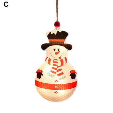 Christmas Pendant Light Snowflake Festive Portable Snowman Novelty LED Hanging Lamp for Xmas
Christmas Pendant Light Snowflake Festive Portable Snowman Novelty LED Hanging Lamp for Xmas
