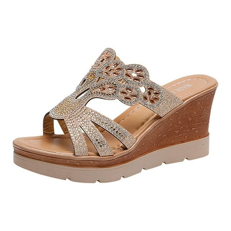YanHoo Clearance Summer Orthotic Sandals for Womens Rhinestones Wedge Sandals with Arch Support Beach Comfortable Platform Bohemia Flat Shoes Casual Outdoor Sandal
YanHoo Clearance Summer Orthotic Sandals for Womens Rhinestones Wedge Sandals with Arch Support Beach Comfortable Platform Bohemia Flat Shoes Casual Outdoor Sandal