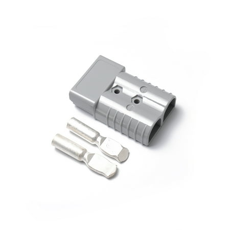 NUOLUX 350A 600V Premium Plug Exterior Connector DC Power Solar Caravan with 2 Contacts (Gray)
NUOLUX 350A 600V Premium Plug Exterior Connector DC Power Solar Caravan with 2 Contacts (Gray)