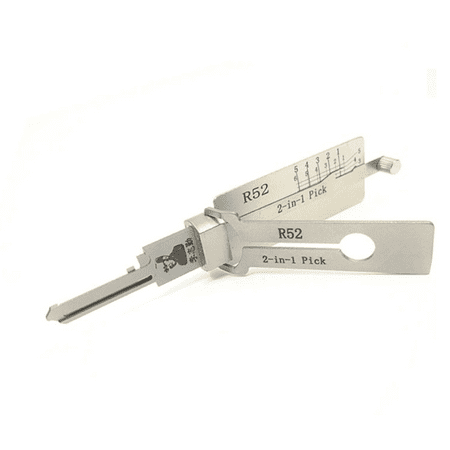 Lishi 2 in 1 R52 Door Lock Paddle Decoder Unlocking Tool Locksmith Tool