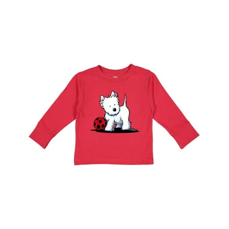 Inktastic Westie with Ball Gift Toddler Boy or Toddler Girl Long Sleeve T-Shirt
Inktastic Westie with Ball Gift Toddler Boy or Toddler Girl Long Sleeve T-Shirt