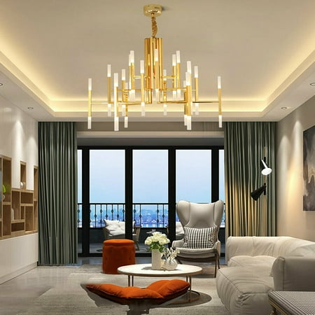 CNCEST Modern Ceiling Lights Fixture Flush Mount Ceiling Fan with Light Chandelier Lamp for Living Room Gold G4
CNCEST Modern Ceiling Lights Fixture Flush Mount Ceiling Fan with Light Chandelier Lamp for Living Room Gold G4
