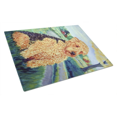 Caroline s Treasures 7096LCB Airedale Terrier Glass Cutting Board Large 12H x 16W multicolor
Caroline s Treasures 7096LCB Airedale Terrier Glass Cutting Board Large 12H x 16W multicolor