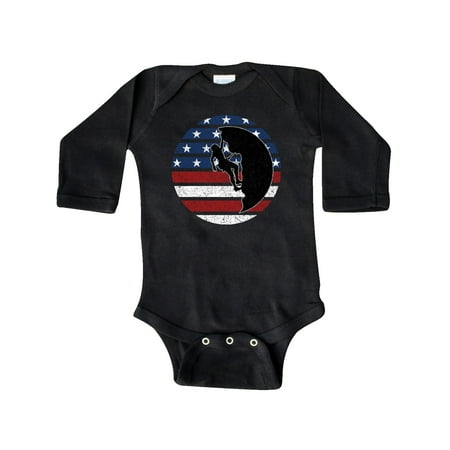 Inktastic Rock Climbing USA Flag Gift Baby Boy or Baby Girl Long Sleeve Bodysuit
Inktastic Rock Climbing USA Flag Gift Baby Boy or Baby Girl Long Sleeve Bodysuit