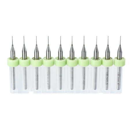 PCB Drill Bits 0.3mm Tungsten Carbide Jewelry CNC Engraving Circuit Board Micro Drill Bits 1/8 Shank 1Set (10Pcs)
PCB Drill Bits 0.3mm Tungsten Carbide Jewelry CNC Engraving Circuit Board Micro Drill Bits 1/8 Shank 1Set (10Pcs)