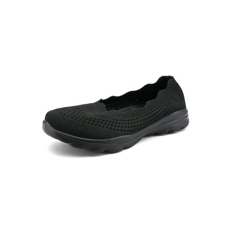 SIMANLAN Womens Flats Slip On Casual Shoes Comfort Sneakers Women Non-Slip Sock Sneaker Knit Upper Walking Shoe Black 6
SIMANLAN Womens Flats Slip On Casual Shoes Comfort Sneakers Women Non-Slip Sock Sneaker Knit Upper Walking Shoe Black 6