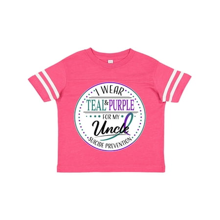 Inktastic Suicide Prevention- I Wear Teal and Purple for My Uncle Gift Toddler Boy or Toddler Girl T-Shirt
Inktastic Suicide Prevention- I Wear Teal and Purple for My Uncle Gift Toddler Boy or Toddler Girl T-Shirt