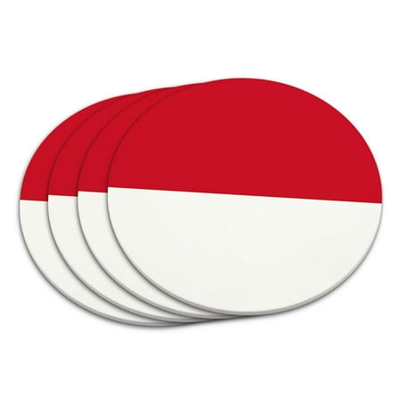 Monaco National Country Flag Coaster Set