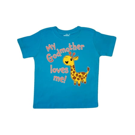 Inktastic My Godmother Loves me- cute giraffe Gift Toddler Boy or Toddler Girl T-Shirt
Inktastic My Godmother Loves me- cute giraffe Gift Toddler Boy or Toddler Girl T-Shirt
