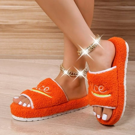 QWZNDZGR 2022 Fur Sandals Women Summer Thick Flat Slides Outdoor Sandals Girl Fashion Casual Beach Shoes Ladies Open-Toe Plus Size Shoes
QWZNDZGR 2022 Fur Sandals Women Summer Thick Flat Slides Outdoor Sandals Girl Fashion Casual Beach Shoes Ladies Open-Toe Plus Size Shoes