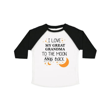 Inktastic I Love My Great Grandma to the Moon and Back Gift Toddler Boy or Toddler Girl T-Shirt
Inktastic I Love My Great Grandma to the Moon and Back Gift Toddler Boy or Toddler Girl T-Shirt