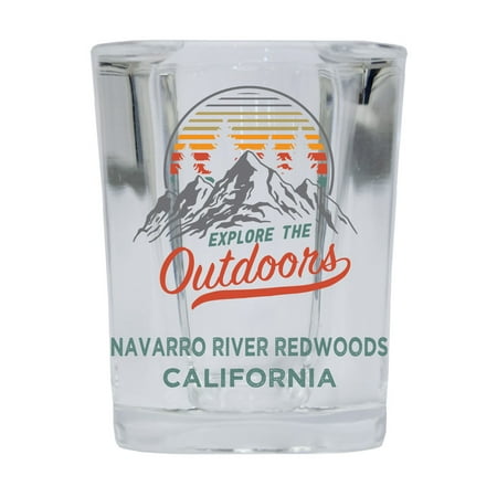 Navarro River Redwoods California Explore the Outdoors Souvenir 2 Ounce Square Base Liquor Shot Glass 4-Pack
Navarro River Redwoods California Explore the Outdoors Souvenir 2 Ounce Square Base Liquor Shot Glass 4-Pack