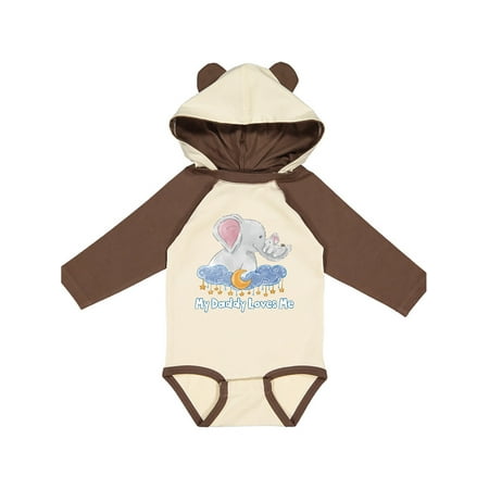 Inktastic My Daddy Loves Me Cute Elephants Clouds Moon and Stars Gift Baby Boy or Baby Girl Long Sleeve Bodysuit
Inktastic My Daddy Loves Me Cute Elephants Clouds Moon and Stars Gift Baby Boy or Baby Girl Long Sleeve Bodysuit