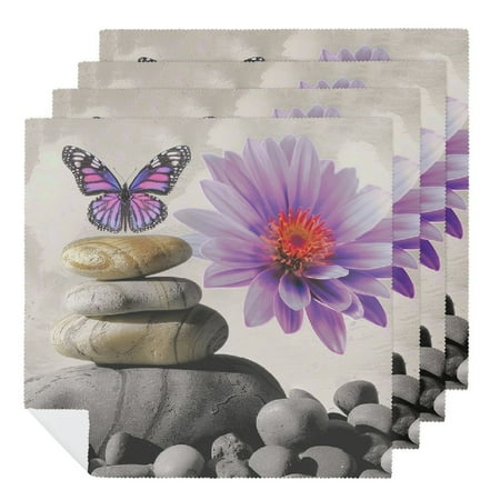 Facannap Butterfly Flowers Rock Cloth Napkins for Hotel Home Banquet Atmosphere Embellishment Polyester Home Decor Gift 2 PCS
Facannap Butterfly Flowers Rock Cloth Napkins for Hotel Home Banquet Atmosphere Embellishment Polyester Home Decor Gift 2 PCS