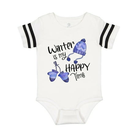 Inktastic Winter is My Happy Time Hat and Mittens Gift Baby Boy or Baby Girl Bodysuit
Inktastic Winter is My Happy Time Hat and Mittens Gift Baby Boy or Baby Girl Bodysuit
