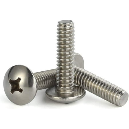 8-32 x 1/2 Truss Head Phillips Machine Screws Full Thread 18-8 Stainless Steel Quantity 100
8-32 x 1/2 Truss Head Phillips Machine Screws Full Thread 18-8 Stainless Steel Quantity 100
