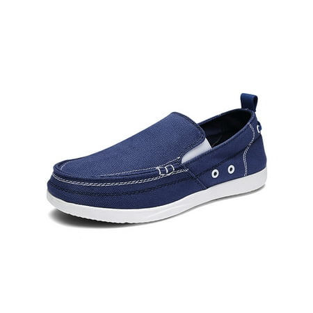 Fangasis Men Boat Shoes Casual Flats Comfort Loafers Mens Canvas Shoe Work Breathable Slip On Blue 8.5
Fangasis Men Boat Shoes Casual Flats Comfort Loafers Mens Canvas Shoe Work Breathable Slip On Blue 8.5