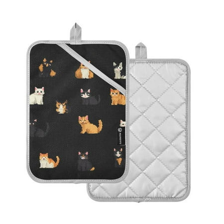 Yayeee Pot Holders for Kitchen Heat Resistant with Pocket 7 x9.8 Quilted Oven Pads Pixel Cat
Yayeee Pot Holders for Kitchen Heat Resistant with Pocket 7 x9.8 Quilted Oven Pads Pixel Cat