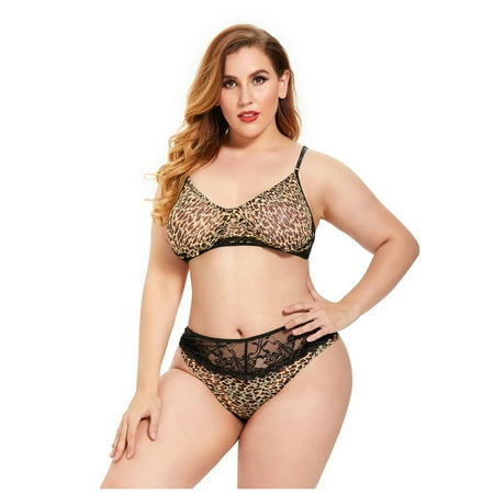 JeashCHAT Lingerie for Women Sexy Plus Size Ladies sexy lingerie leopard print lace stitching seductive lingerie
JeashCHAT Lingerie for Women Sexy Plus Size Ladies sexy lingerie leopard print lace stitching seductive lingerie