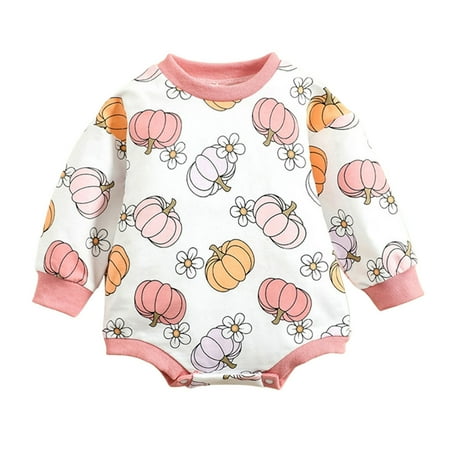 Generic Halloween Outfits Baby Girls Boys Pumpkin Print Long Sleeve Sweatshirt Romper Bodysuit Clothes Autumn Winter Clothes for Holiday Party Halloween Christmas(6-12 Months Multi-color)
Generic Halloween Outfits Baby Girls Boys Pumpkin Print Long Sleeve Sweatshirt Romper Bodysuit Clothes Autumn Winter Clothes for Holiday Party Halloween Christmas(6-12 Months Multi-color)