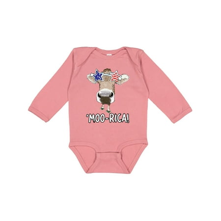 Inktastic 4th of July Moo-rica! ( Merica) Patriotic Cow in Shades Gift Baby Boy or Baby Girl Long Sleeve Bodysuit
Inktastic 4th of July Moo-rica! ( Merica) Patriotic Cow in Shades Gift Baby Boy or Baby Girl Long Sleeve Bodysuit